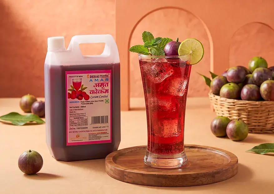 Kokam mint fizz over ice